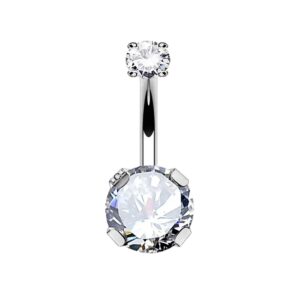 Zirconia Redonda Cristal Titanio
