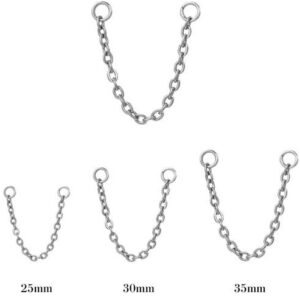 Cadena Sencilla Titanio