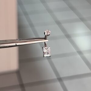 Zirconia Rectangular Titanio